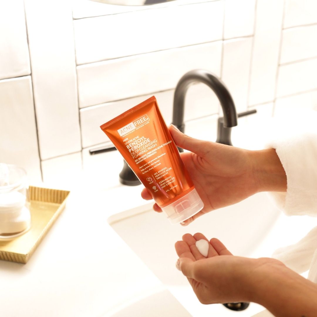 Benzoyl Peroxide Deep Cleansing Foaming Wash