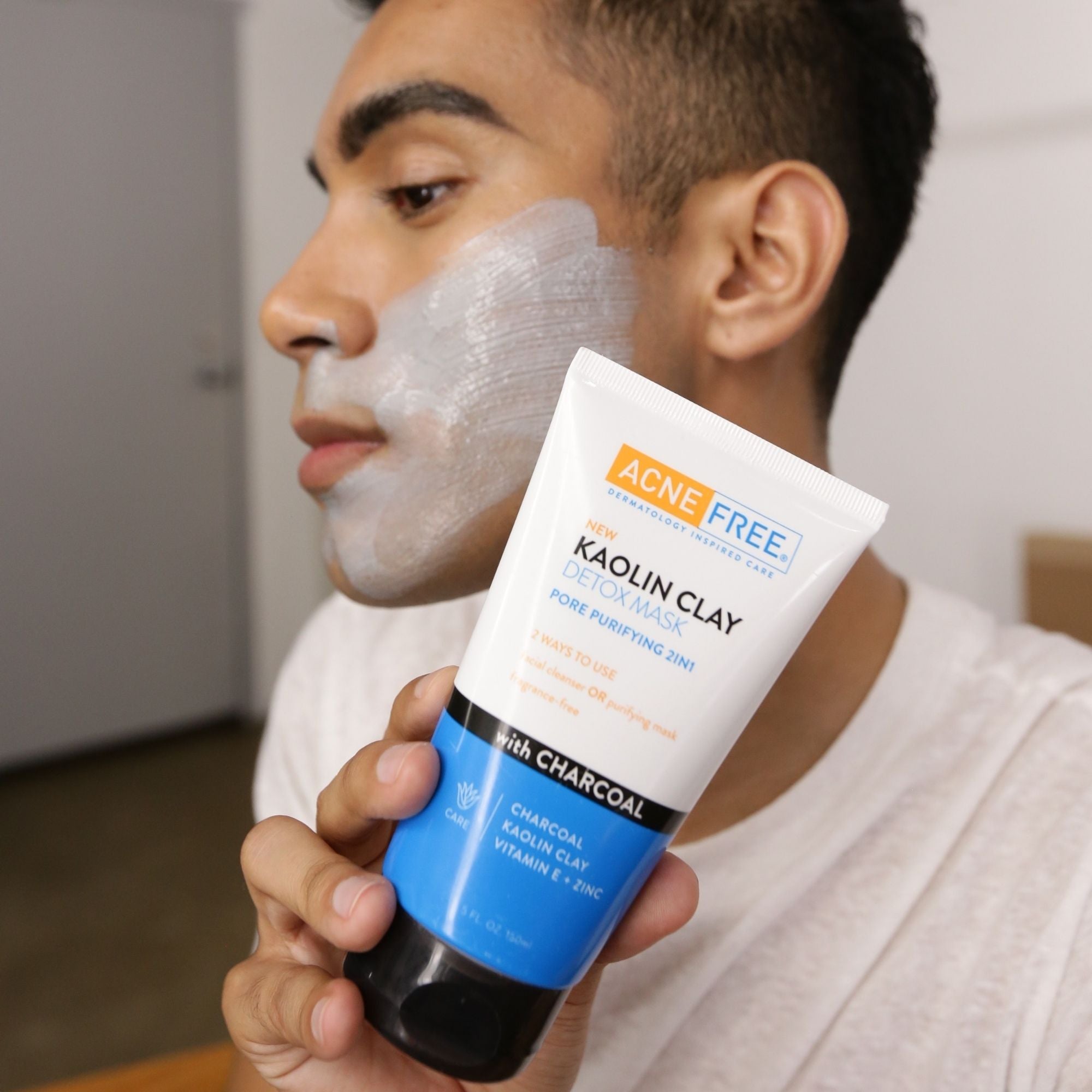 Kaolin Clay Mask With Charcoal - AcneFree Dermatology Care