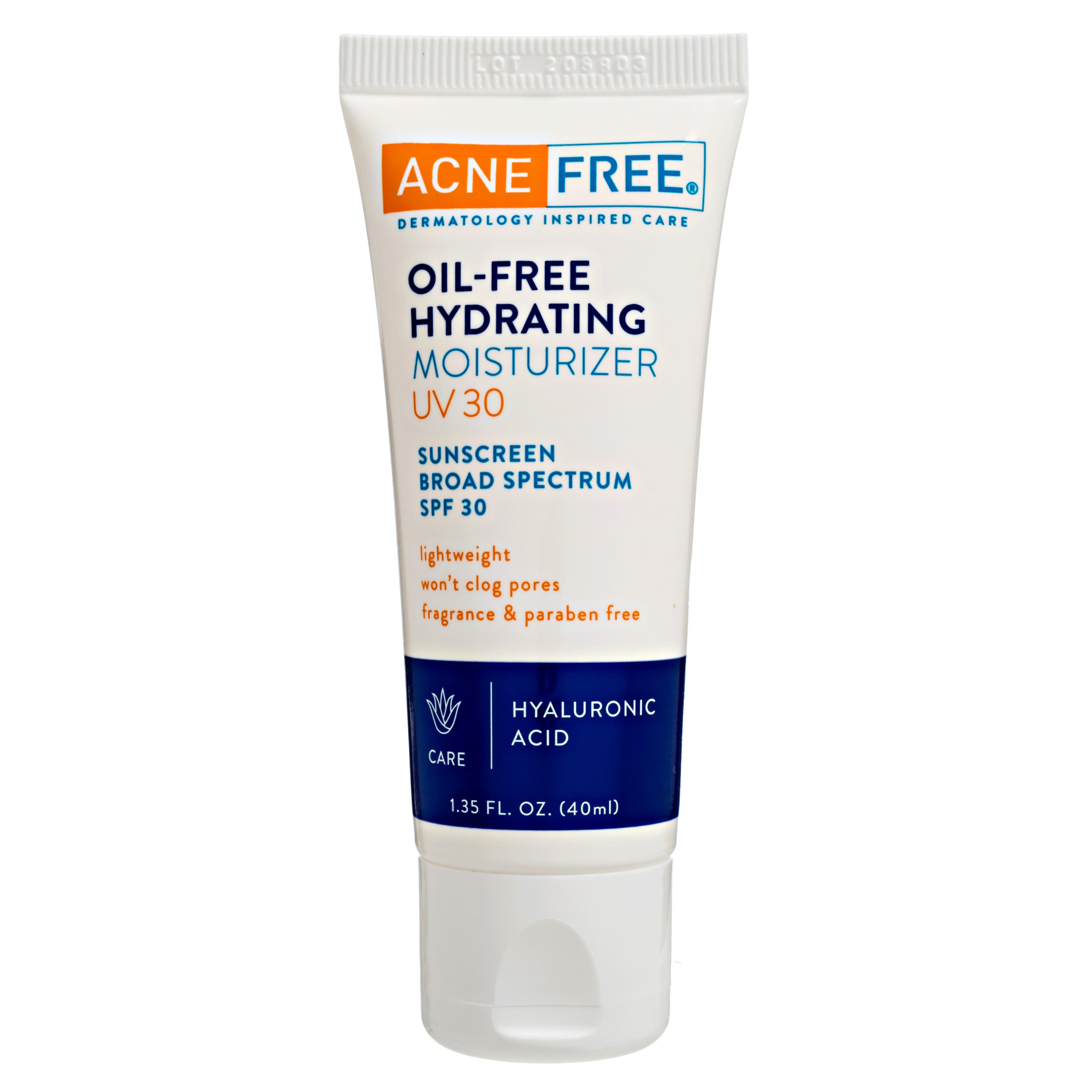 AcneFree Oil Free Hydrating Moisturizer UV 30 AcneFree Dermatology Inspired Care